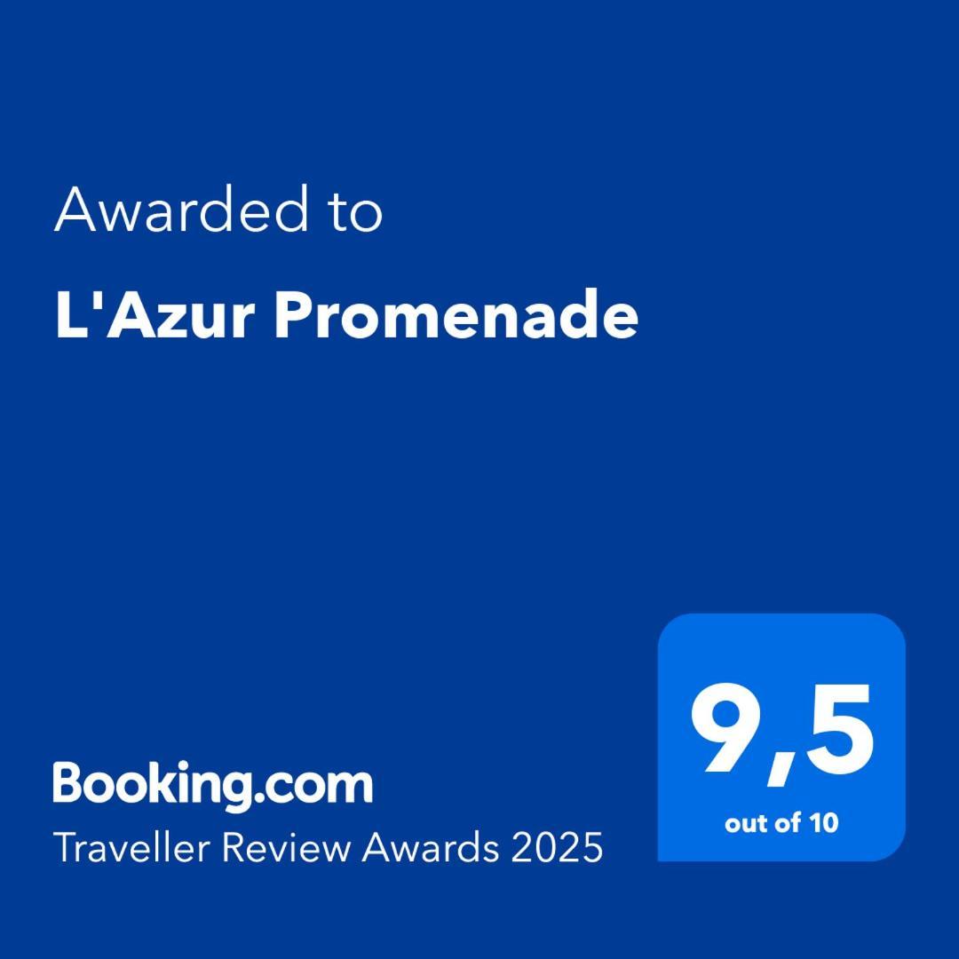 L'Azur Promenade Lägenhet Nice Exteriör bild